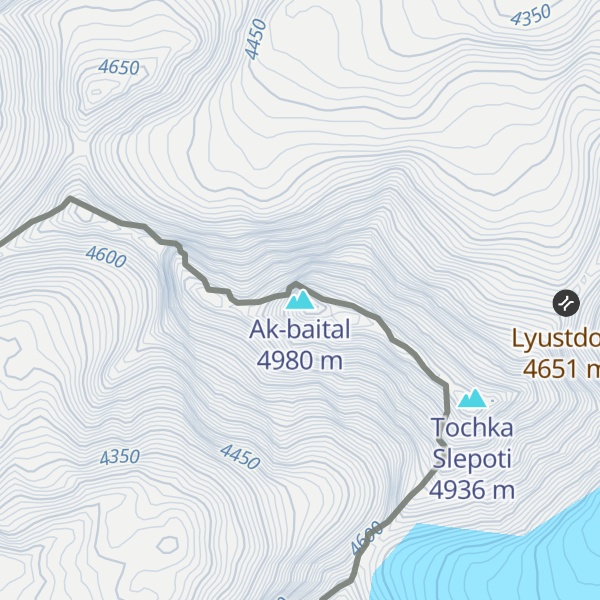 Map of Ak-baital