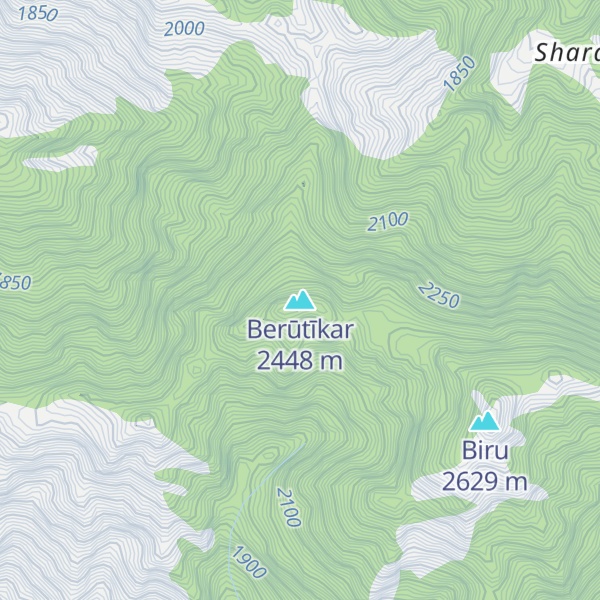 Map of Berūtīkar