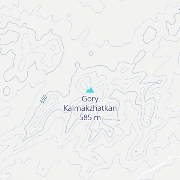 Map of Gory Kalmakzhatkan