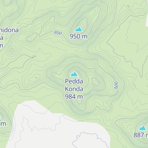 Map of Pedda Konda