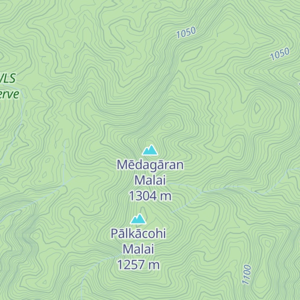 Map of Mēdagāran Malai