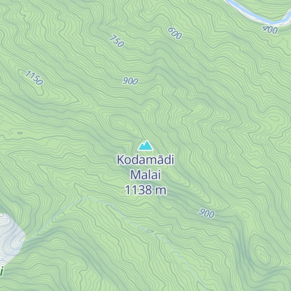 Map of Kodamādi Malai