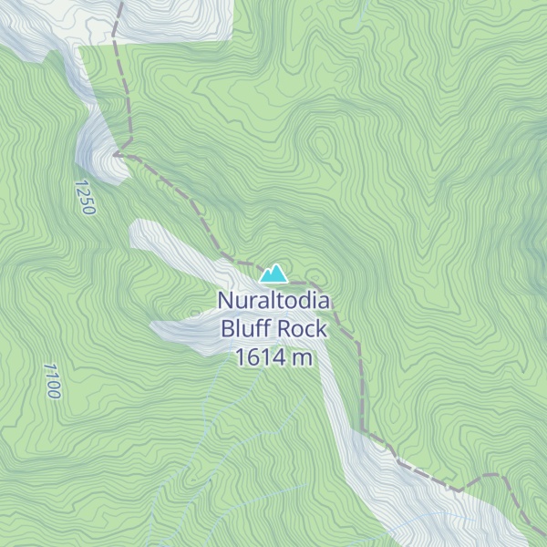 Map of Nuraltodia Bluff Rock