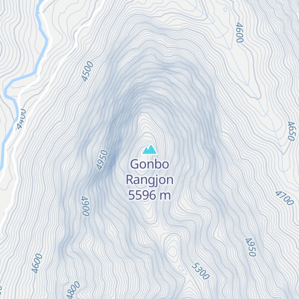 Map of Gonbo Rangjon