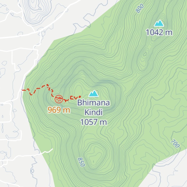 Map of Bhimana Kindi