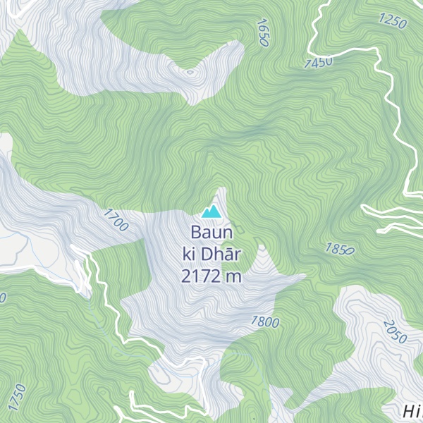 Map of Baun ki Dhār