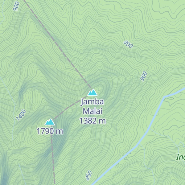 Map of Jamba Malai