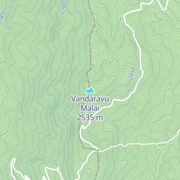 Map of Vandaravu Malai