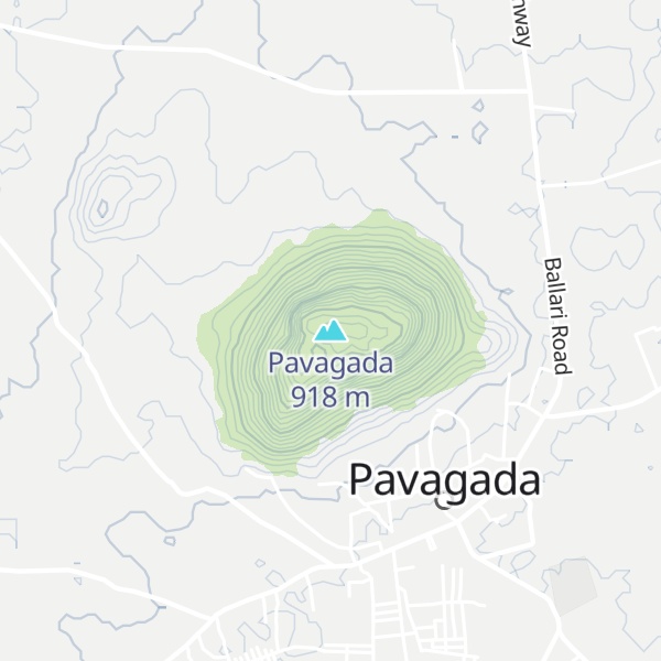 Map of Pavagada