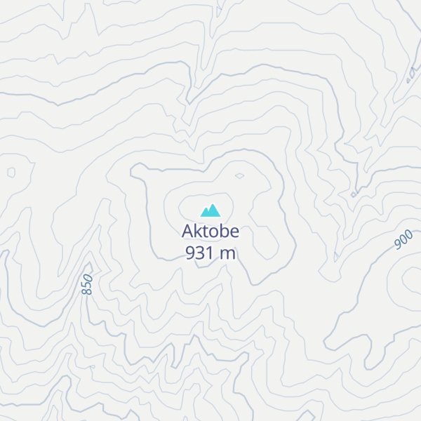 Map of Aktobe
