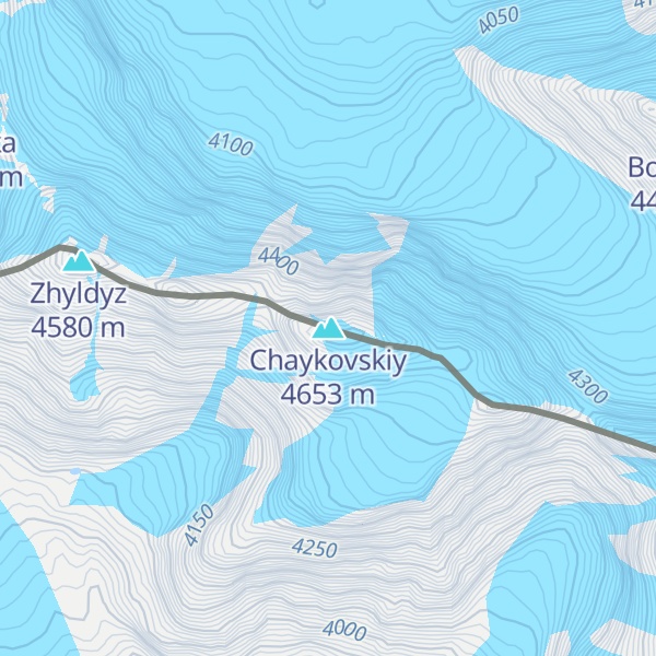 Map of Chaykovskiy
