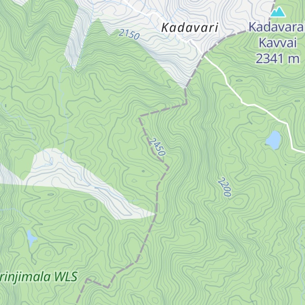 Map of Tulukkanpatti Malai
