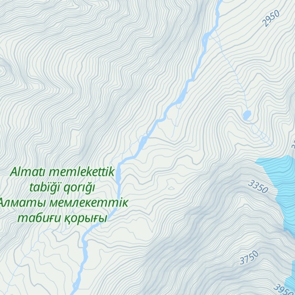 Map of Hizhina Srednii Talgar