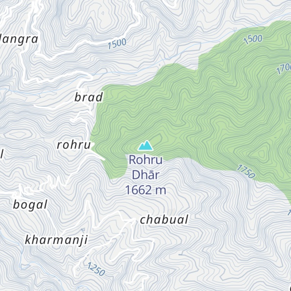 Map of Rohru Dhār