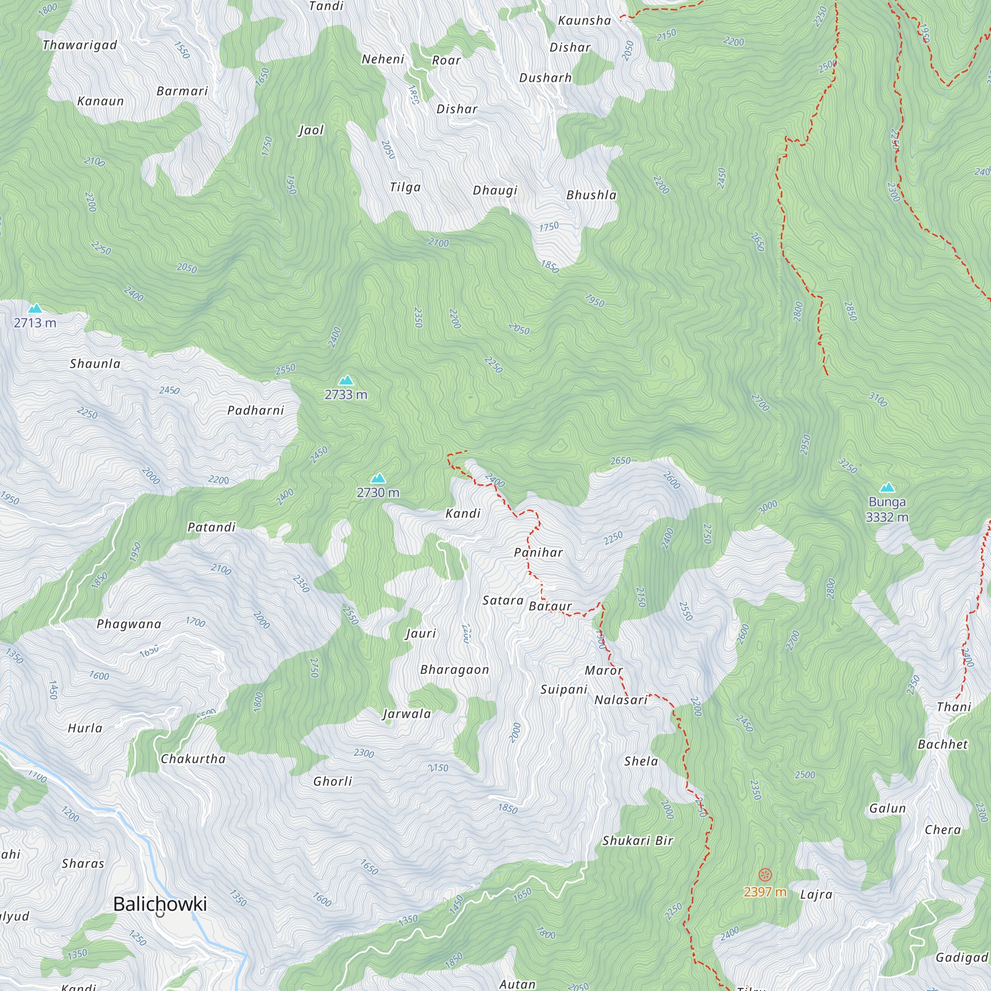 Forest Resthouse Panihar map