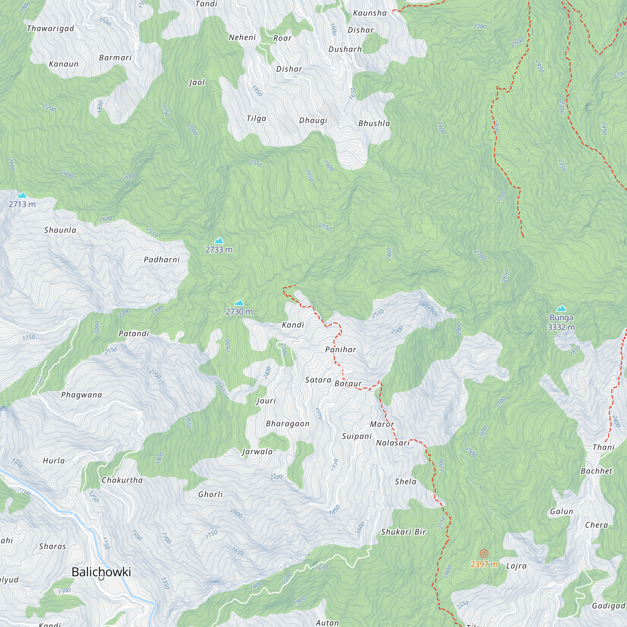 Forest Resthouse Panihar map