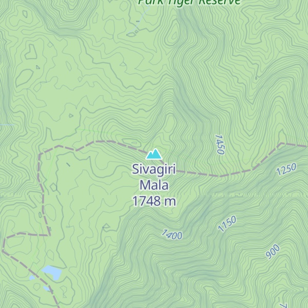 Map of Sivagiri Mala