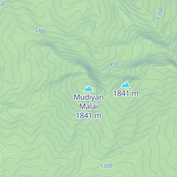 Map of Mudiyan Malai