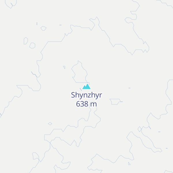 Map of Shynzhyr