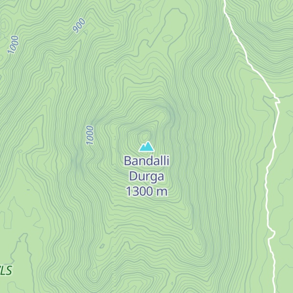 Map of Bandalli Durga