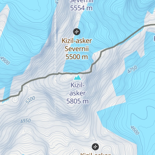 Map of Kizil-asker