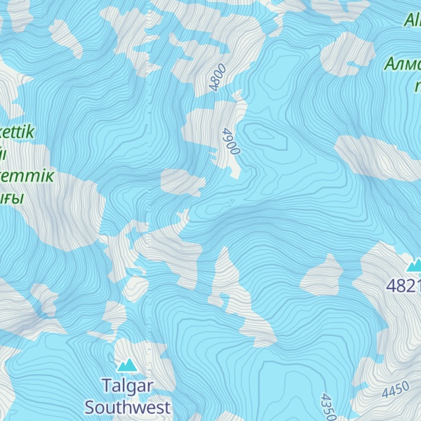 Map of Talgar South