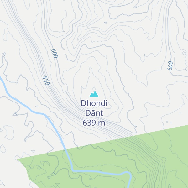 Map of Dhondi Dānt