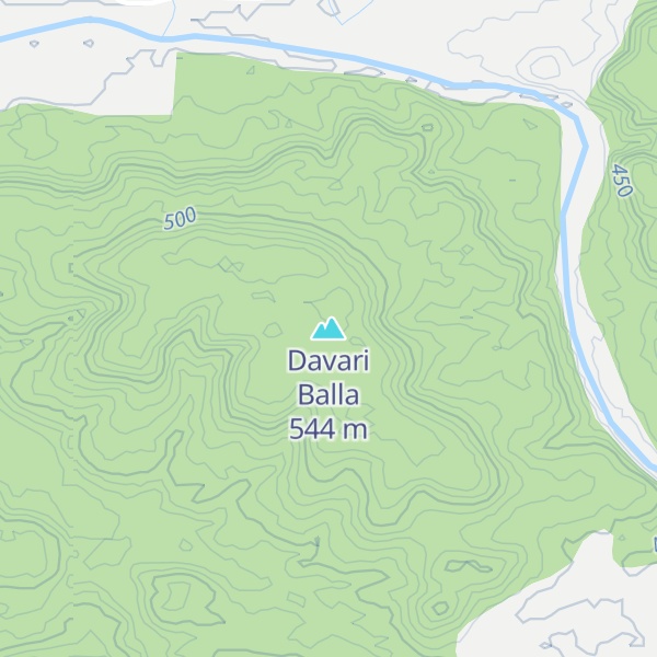 Map of Davari Balla