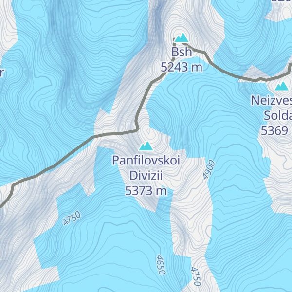 Map of Panfilovskoi Divizii