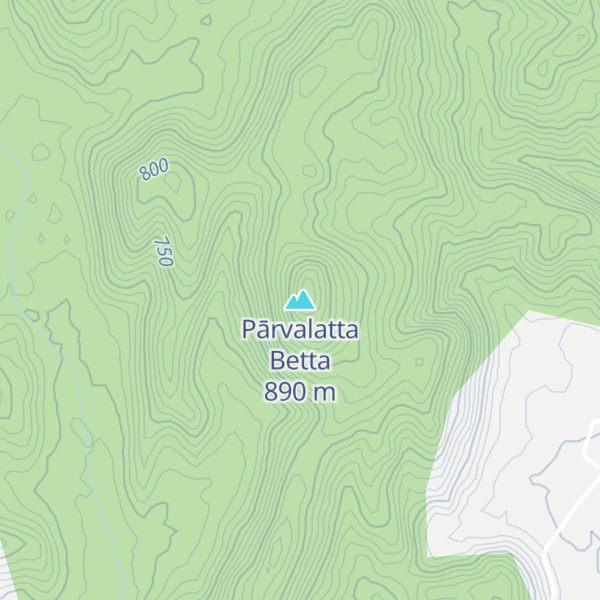 Map of Pārvalatta Betta