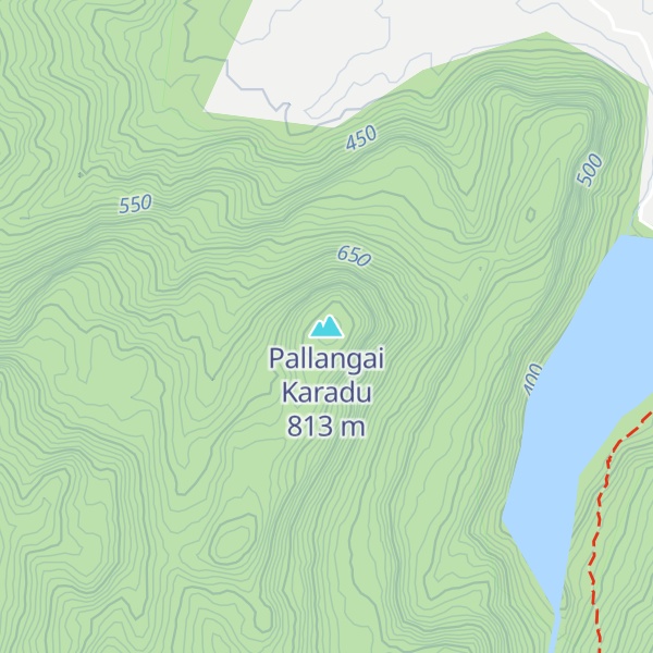Map of Pallangai Karadu