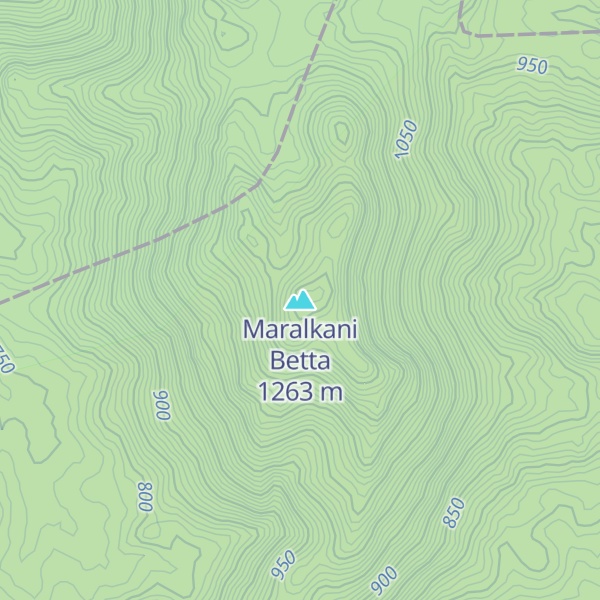 Map of Maralkani Betta