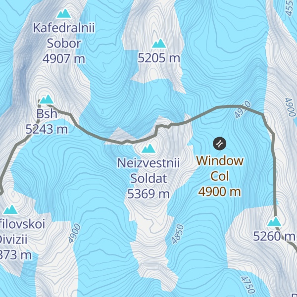 Map of Neizvestnii Soldat