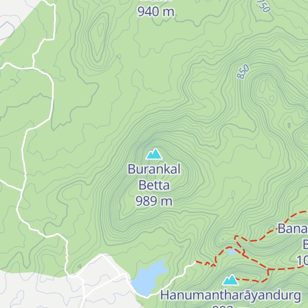 Map of Burankal Betta