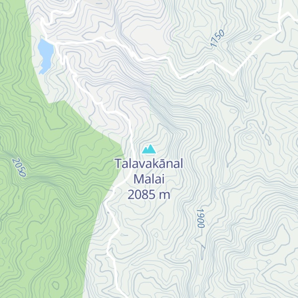 Map of Talavakānal Malai