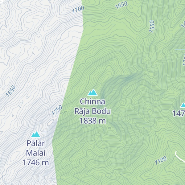 Map of Chinna Rāja Bodu