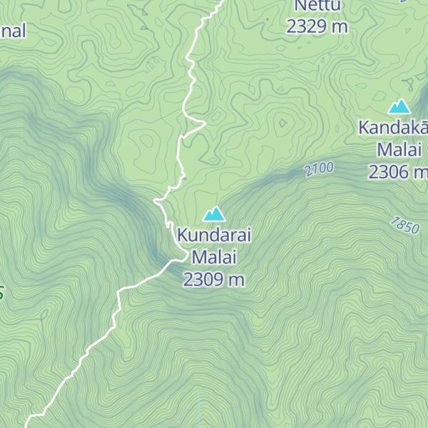 Map of Kundarai Malai