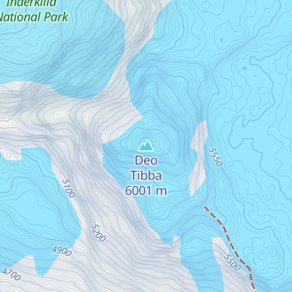 Map of Deo Tibba