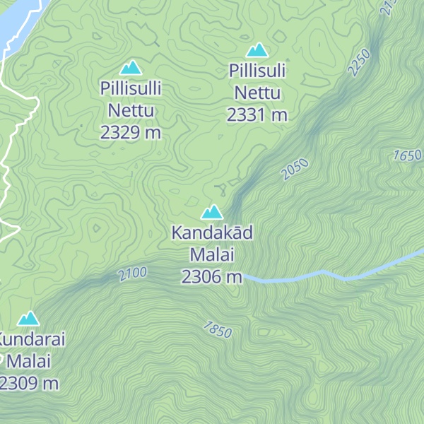 Map of Kandakād Malai