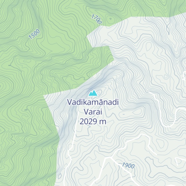 Map of Vadikamānadi Varai