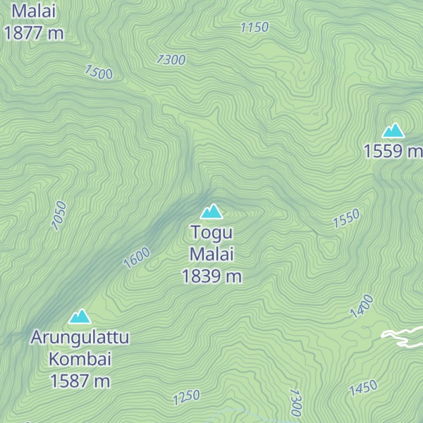 Map of Togu Malai