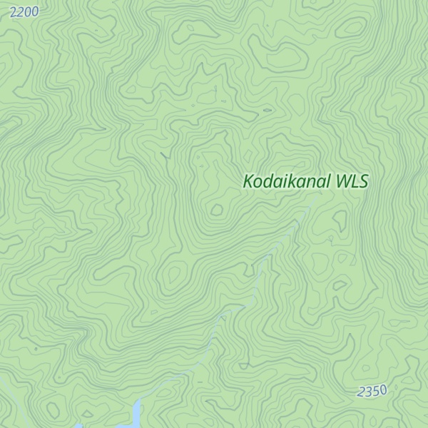 Map of Vembadi Shola Peak