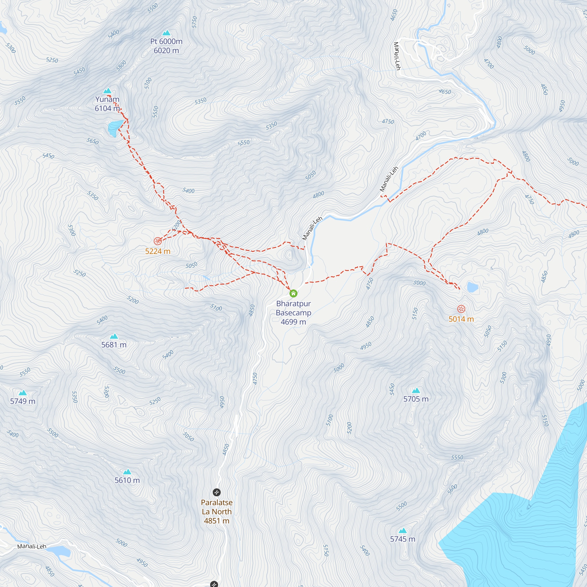 Bharatpur Basecamp map