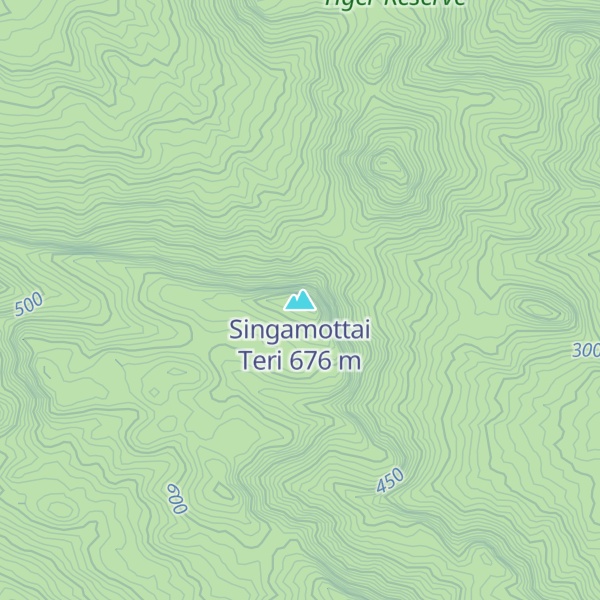 Map of Singamottai Teri