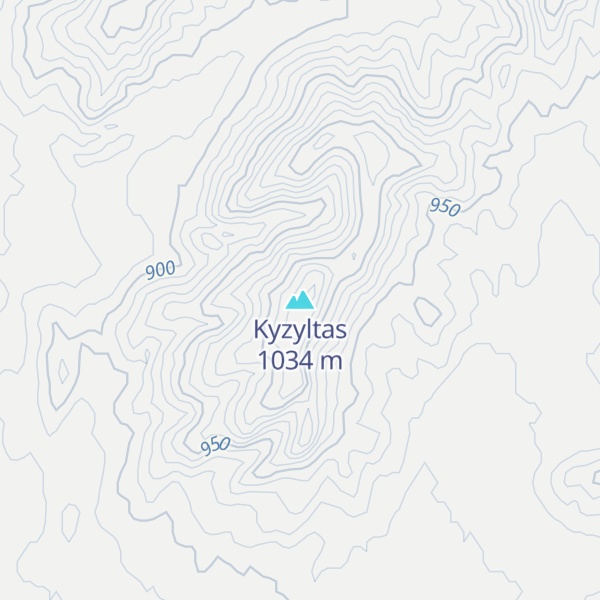 Map of Kyzyltas