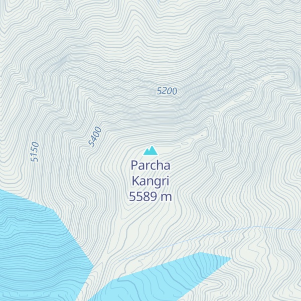 Map of Parcha Kangri