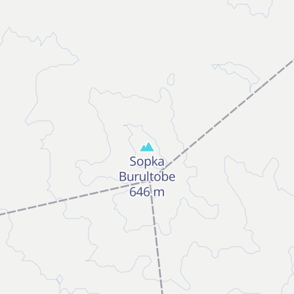 Map of Sopka Burultobe