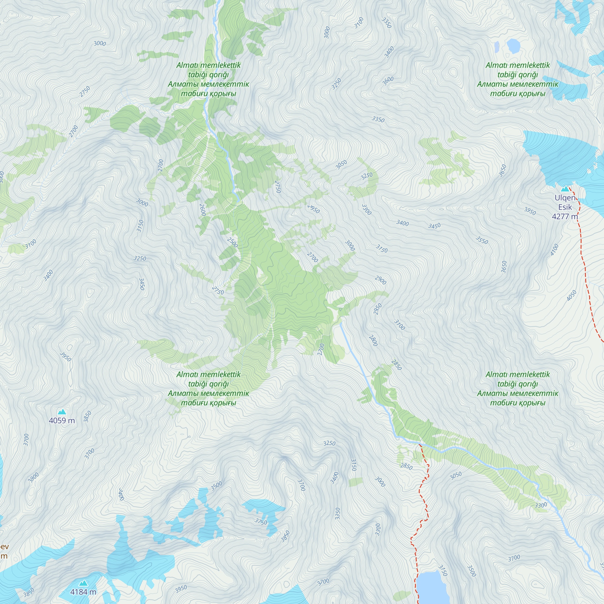Bozkol Hut map