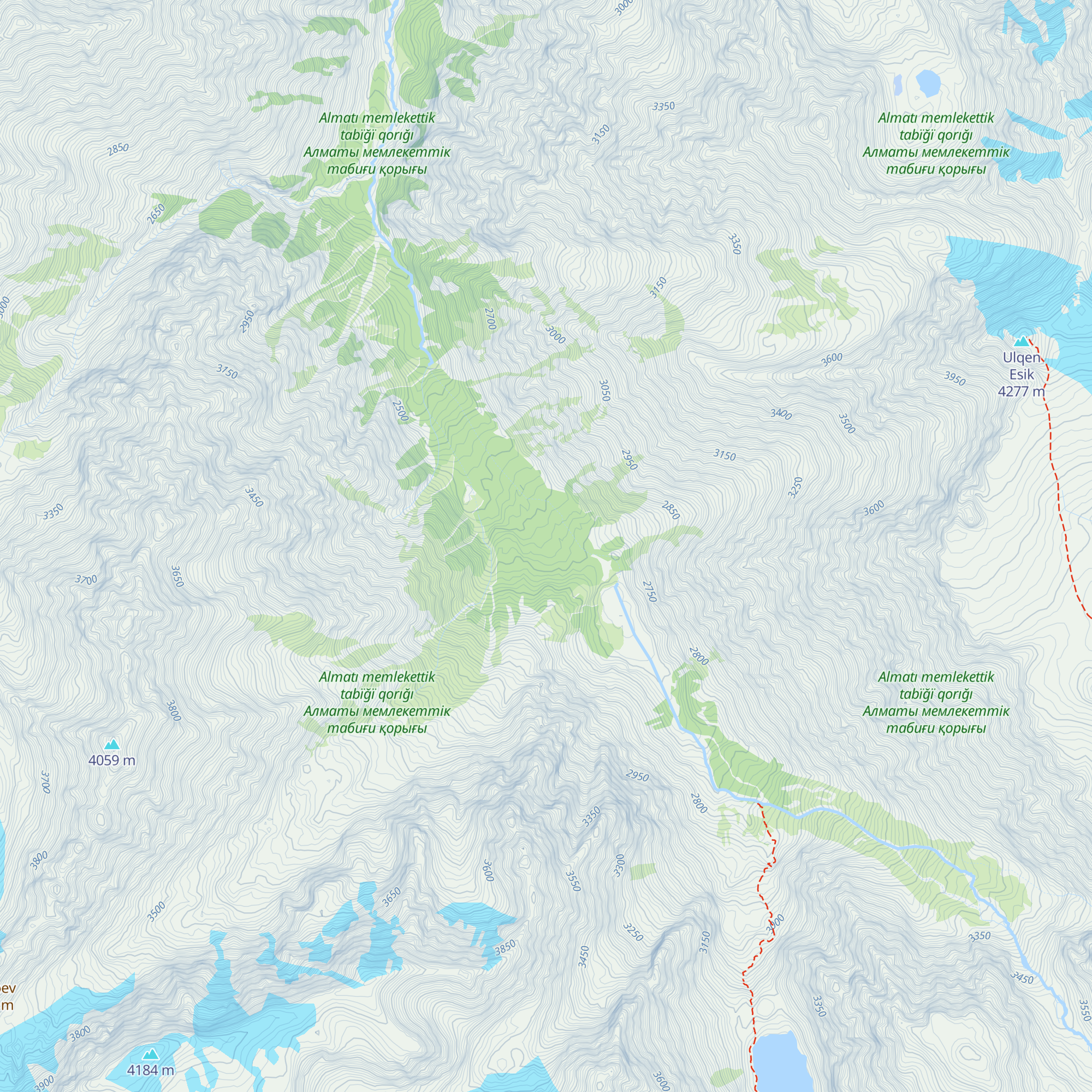 Bozkol Hut map