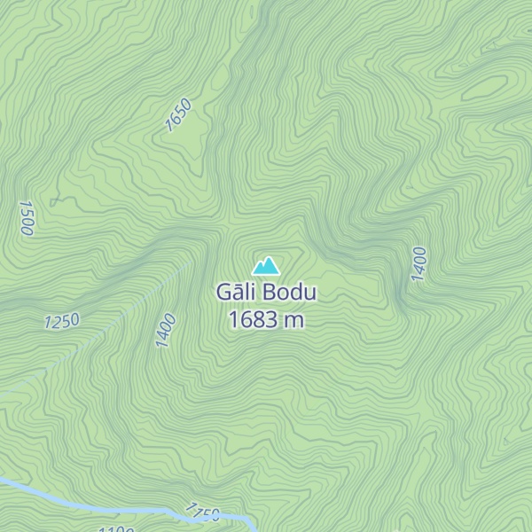 Map of Gāli Bodu